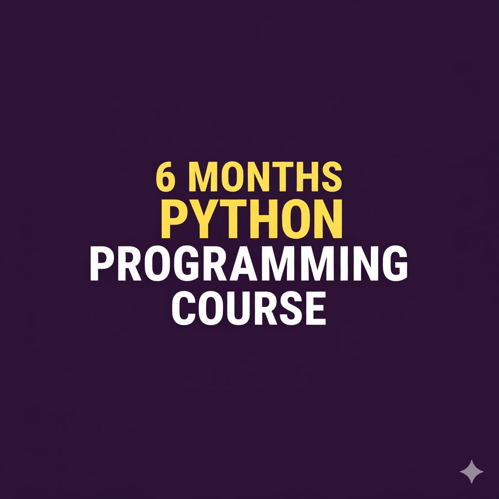 6 Months Python Programming  Course